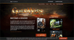 Desktop Screenshot of guildwars.com